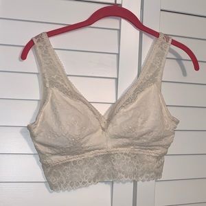Cream color Lace Bra Sz L by Sonoma